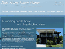 Tablet Screenshot of moretonbeachhouse.com.au